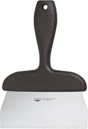 PADERNO World Cuisine 6-1/4-Inch by 5-7/8-Inch Diameter Long Handled Stainless Steel Dough Scraper