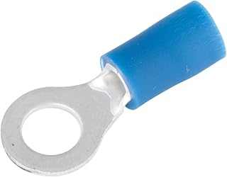 Gardner Bender 10-104 100PK Ring Terminal, 100 Pack, Blue