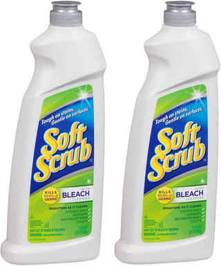 Cleanser with Bleach by Soft Scrub – 24 Ounce (Pack of 2), Pack of 2, Model 1602