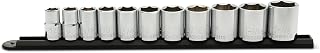 GEARWRENCH 11 Pc. 1/2" Drive 6 Pt. Standard Socket Set, SAE - 80703