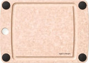 Epicurean All-In-One Cutting Board with Non-Slip Feet and Juice Groove, 10" × 7", Natural/Black