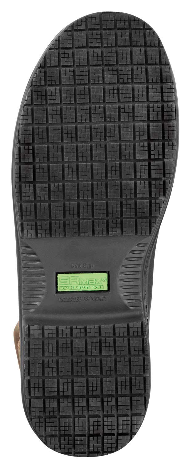 Mens 8 Brown MaxTRAX Comp Toe WP Insulated SRO Boot 9.5 EW by SR Max – 9.5 X-Wide, Leather, Brown, Model Logan