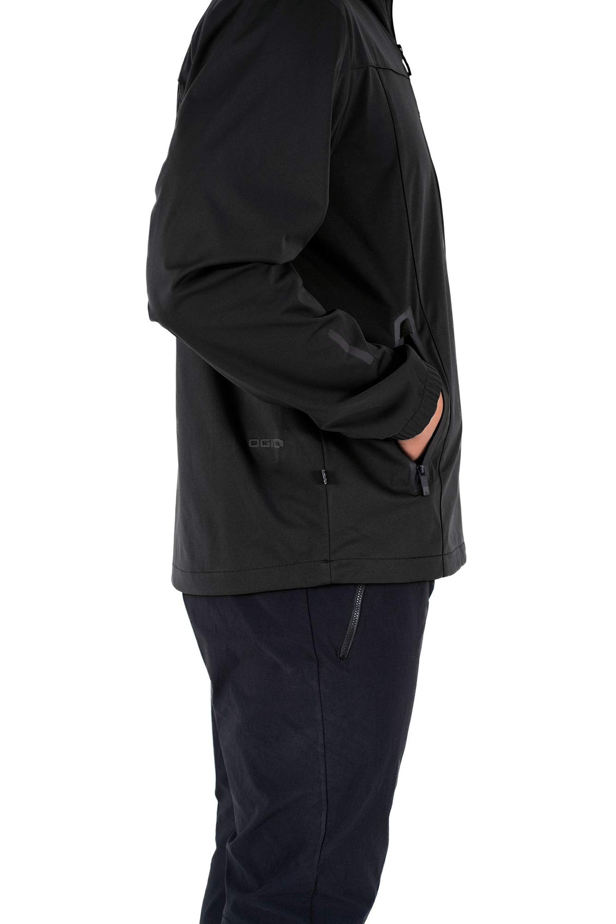 All Elements Stretch 1/4-zip Jacket by OGIO – Small, Polyester, Black, Model 031652252516