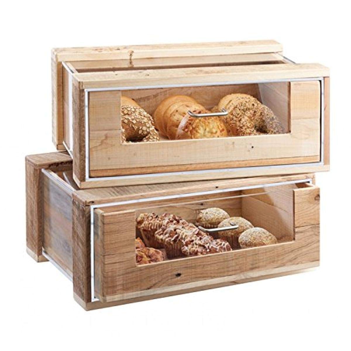 Pastry Drawer by CAL-MIL – 9.25" Height, 22" Width, 14.5" Length, Wood, Madera, Model 3416