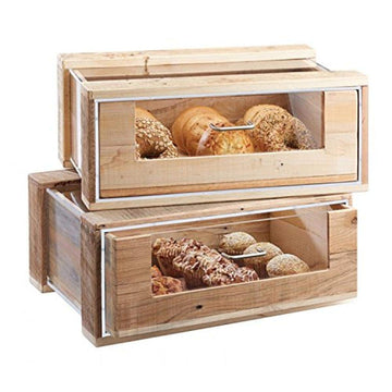 Pastry Drawer by CAL-MIL – 9.25" Height, 22" Width, 14.5" Length, Wood, Madera, Model 3416