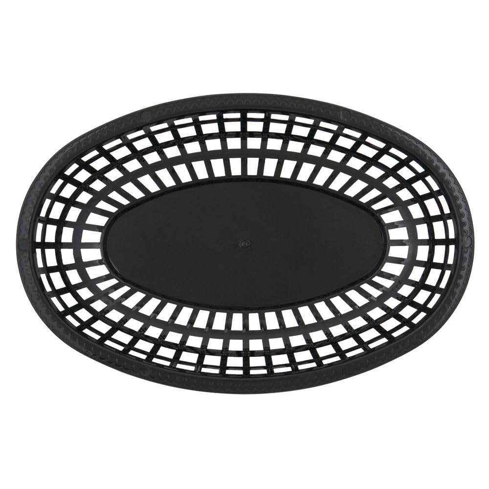 Black Plastic Fast Food Basket by HUBERT – Plastic, Black