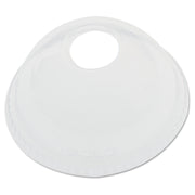 Dome-Top Cold Cup Lids in Clear