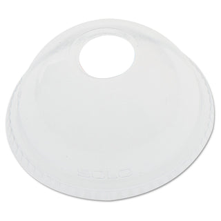 Dome-Top Cold Cup Lids in Clear