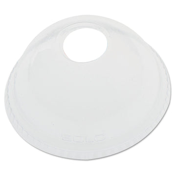 Dome-Top Cold Cup Lids in Clear