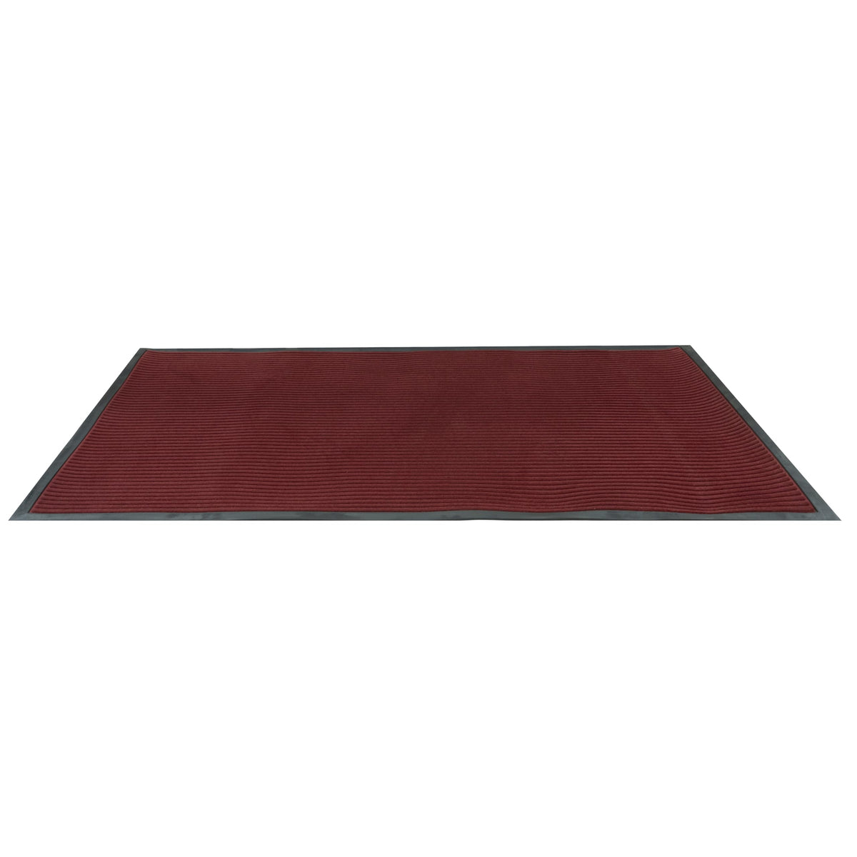 3' x 5' Red Carpet Commercial-Grade Floor Mat by Winco – 1"L x 1"W x 1"Th, Vinyl, Burgundy, Model FMC-35U