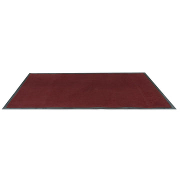 3' x 5' Red Carpet Commercial-Grade Floor Mat by Winco – 1"L x 1"W x 1"Th, Vinyl, Burgundy, Model FMC-35U