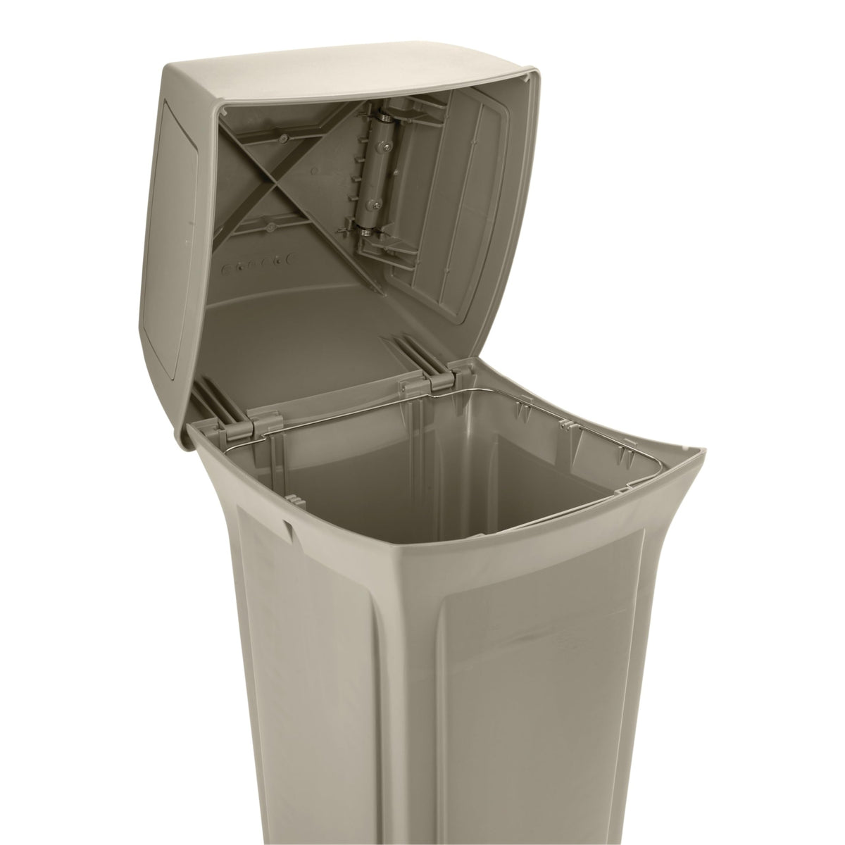 Rubbermaid Commercial Products Black / 35 Gallon / With Doors Trash, Recycling & Compost