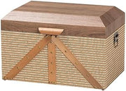 Baxton Studio Kande Storage Trunk Decorative Storage Chest with Hinged Top