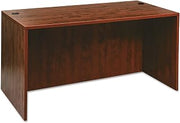 Alera VA216030MC Valencia Series Straight Desk Shell, 59 1/8 X 29 1/2 X 29 5/8, Med Cherry