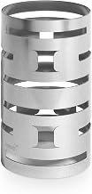 Rosseto SM184 Skycap Round Stainless Steel Multi-Level Riser, 6.38" Diameter x 12" Height