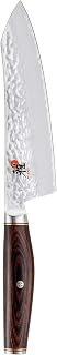MIYABI Rocking Santoku, 7-inch, Black
