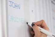 Dry Erase Board GA02109830-1 Each by MasterVision – 24"W x 36"H, Stainless Steel, White