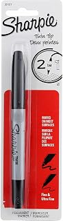 Sharpie Twin Tip Black Ultra Fine Tip Permanent Marker 1 pk