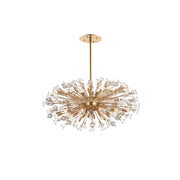 Vera 38 Light Pendant by Lighting Design – Metal, Clear, Model 2550D48SG