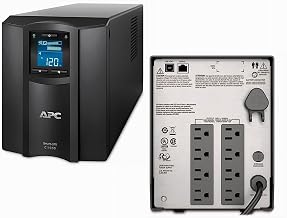 APC Smart-UPS 1000VA UPS Battery Backup with Pure Sine Wave Output (SMC1000)(Not sold in Vermont) (Renewed)