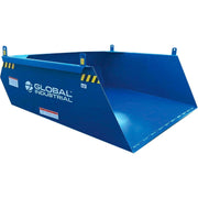 Forklift Mount Front End Loader by Global Industrial – Alloy Steel, Blue, Model 989064