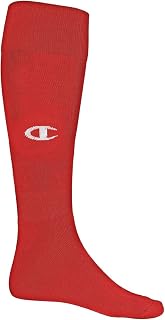 Champion Men's All Sport Crew Socks, S-Scarlet/White