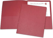 AbilityOne NSN5122415 - Double Pocket Portfolio - Red