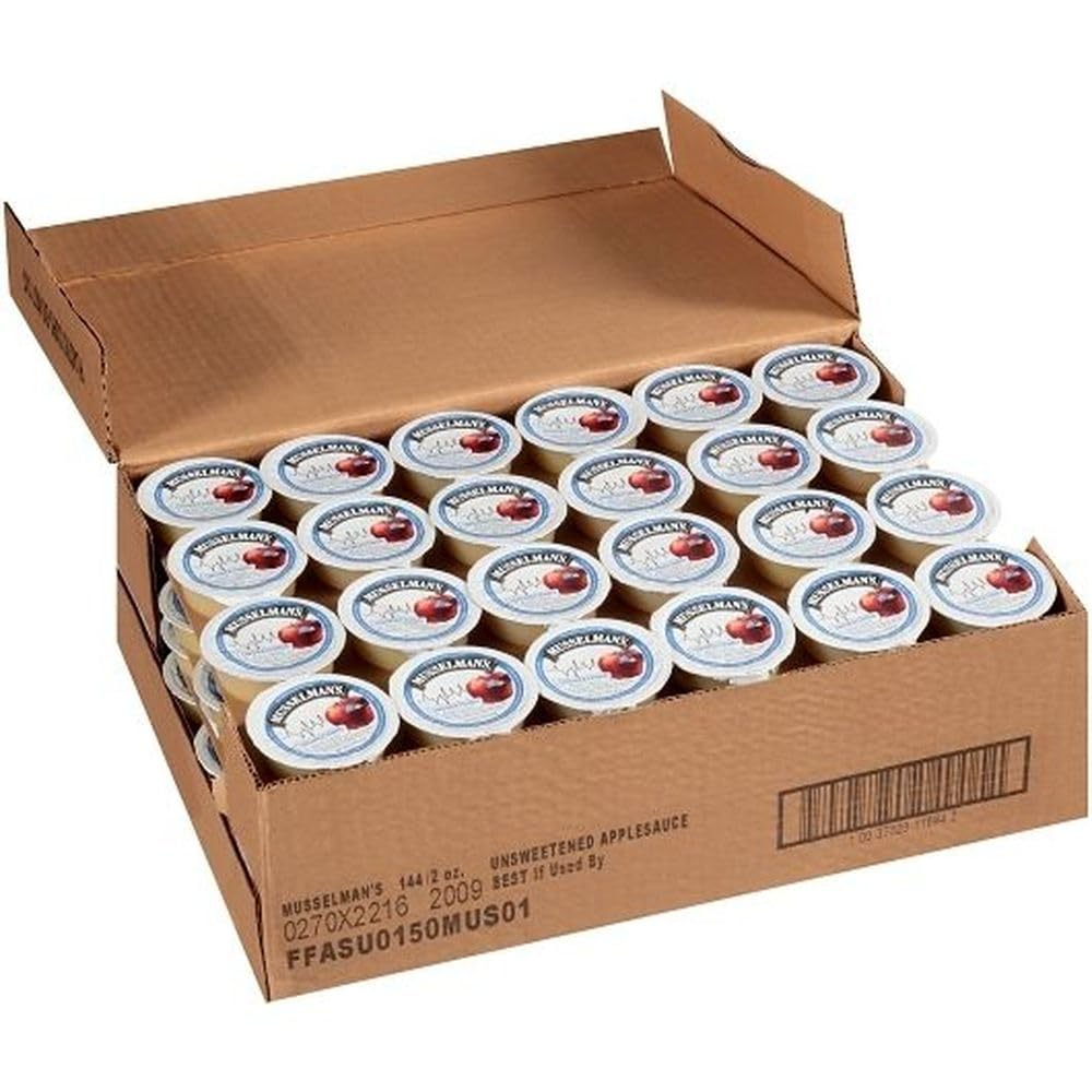 Musselman's Unsweetened Apple Sauce Cups by Musselmans – 2 ounces