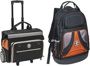 KLEIN TOOLS Tradesman Pro Tool Storage Bundle with Rolling Bag + Backpack