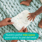 Swaddlers Newborn Diapers Size 1 140 Count by Pampers – Size 1, Paraben Free, Latex Free, Chlorine Free, White, Model PAMP SWAD S1 GIANT 1/140