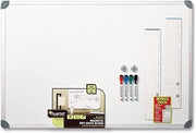 Quartet Magnetic Dry-Erase Board, 2' x 3' White Board, Euro Style, Aluminum Frame (79378)