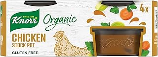 Knorr Organic Chicken Stock Pot 4x26g (0.91oz)
