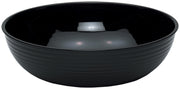 (RSB23CW110) 40 qt Round Ribbed Bowl - Camwear® [Case of 4] by Cambro – 40-Quart, 10.7 gallons, Polycarbonate, Black, Model 3-1153-0417