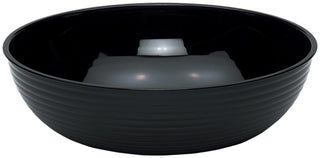 (RSB23CW110) 40 qt Round Ribbed Bowl - Camwear® [Case of 4] by Cambro – 40-Quart, 10.7 gallons, Polycarbonate, Black, Model 3-1153-0417