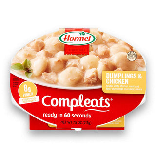 Dumplings & Chicken by HORMEL COMPLEATS – 7.5 Ounce (Pack of 7), Pack of 7, Model 48675