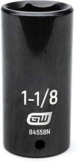 GEARWRENCH 1/2" Drive 6 Pt. Deep Impact Socket, 1-1/8" - 84558N