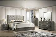 Venice Gray Platform 5-Piece Bedroom Set, Queen