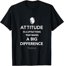 Churchill Quote Attitude Portrait of Winston Churchill T-Shirt
