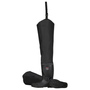Steel Midsole Safety Toe Hip Boots by TINGLEY – 9 Women/7 Men, 100% Polyester Fabric Upper Attached To A Polyvinyl Chloride (PVC) Boot, Black, Model 31371