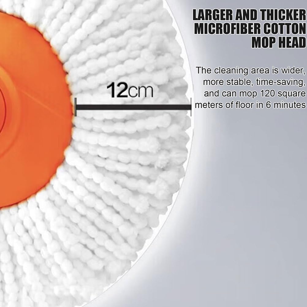 This Spin Mop Bucket System with Detachable Splash Guard Spin Basket by Generic – One Color, Model ZDZ-WY-Q-S-LYH-455_1