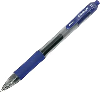 AbilityOne 7520016473136 - SKILCRAFT®/Zebra® Retractable Gel Pen - Medium Point - Blue Ink - 12 units