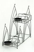 HUBERT Airpot Thermal Coffee Dispenser Rack Holder for 2 Coffee Dispensers - 9 1/3"L x 20"D x 20 1/2"H