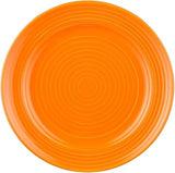 CAC China TG-8-TNG Plate Tangerine 9" Porcelain Round, Color, Set of 24