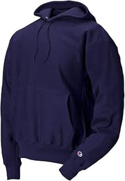 S101 Champion Adult Reverse Weave Hooded Pullover Fleece, Navy, 3XL