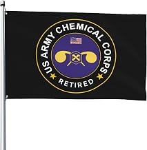 US Chemical Corps Retired Outdoor 4x6Ft Waterproof Polyester Flag - Home Yard Decor9