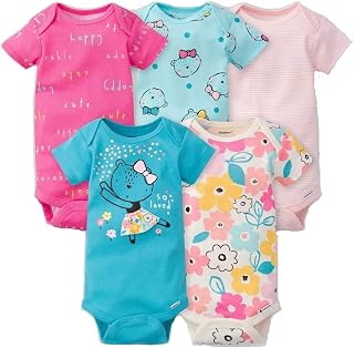Gerber Baby 5-Pack Variety Onesies Bodysuits