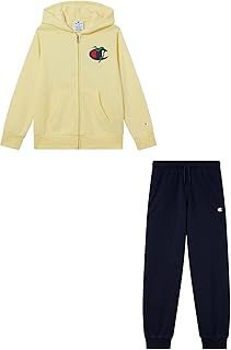 Champion Legacy Graphics Boys' Sweatsuit, S, Yellow, S