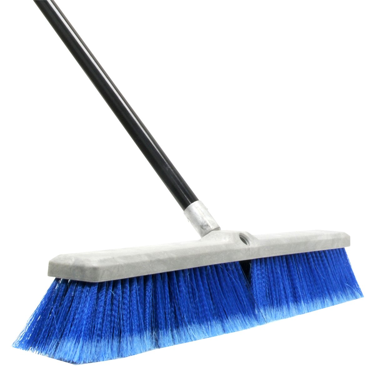 24" Metal Tip Push Broom by HelpMate – 24", Metal, Black, Pack of 8, Model HMPB