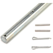224025 Axle Kit for Magliner Hand Trucks with 10" Wheels – Alloy Steel, Silver, Model 224025277051