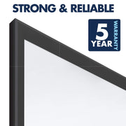 Quartet Black / 36"W x 24"H / Black Frame Dry Erase Boards